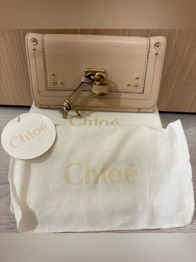 Chloé Paddington Leather Padlock Wallet
